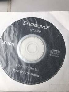 EPSON　Endeavor NT2700 ドライバCD　Rel.2.2