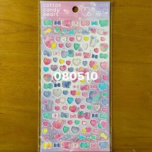 クーリア コットンキャンディー ハート シール