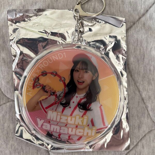 ラウンドワンコラボ AKB48 山内瑞葵 アクリルキーホルダー ラウンドワン