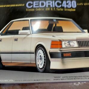 フジミ模型 日産 セドリック430 ターボ 未組立 インチアップディスク プラモデル 車