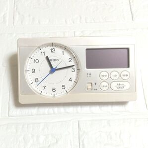 セイコー クロック 目覚まし時計 百ます計算 陰山英男モデル スタディタイム 学習 タイマー KR893W SEIKO 中学受験