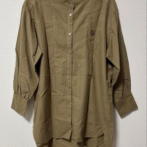 レディース 長袖シャツ ブラウス 綿100%