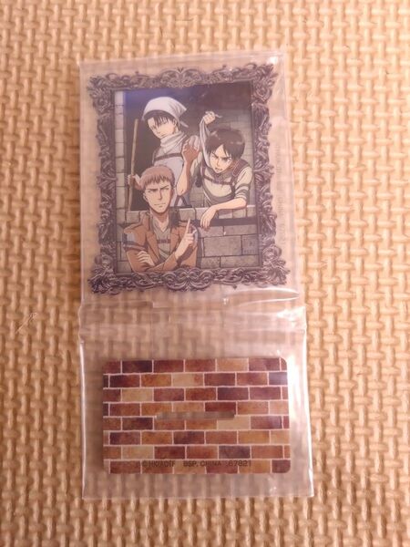 一番くじ 進撃の巨人 アクリルスタンドB リヴァイ エレン お掃除