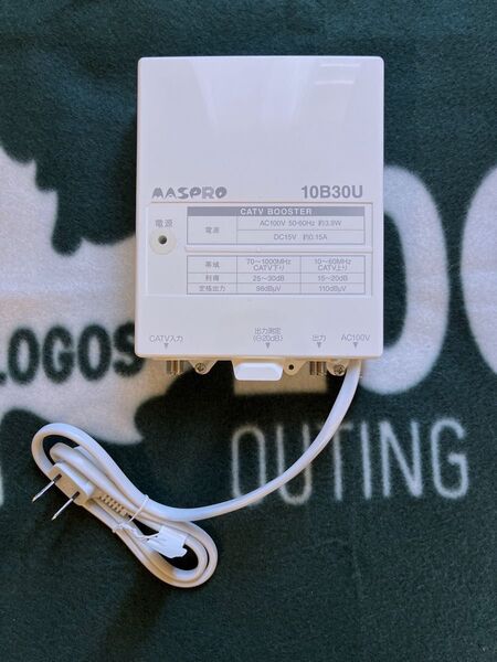 MASPRO マスプロ CATVブースター 10B30U 独立電源部付き