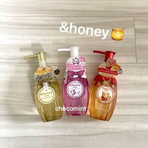 新品★&honeyアンドハニー★ヘアオイル3本セット♪ピクシーモイストシルキー 限定★Disneyコラボ プーさん マリーちゃん