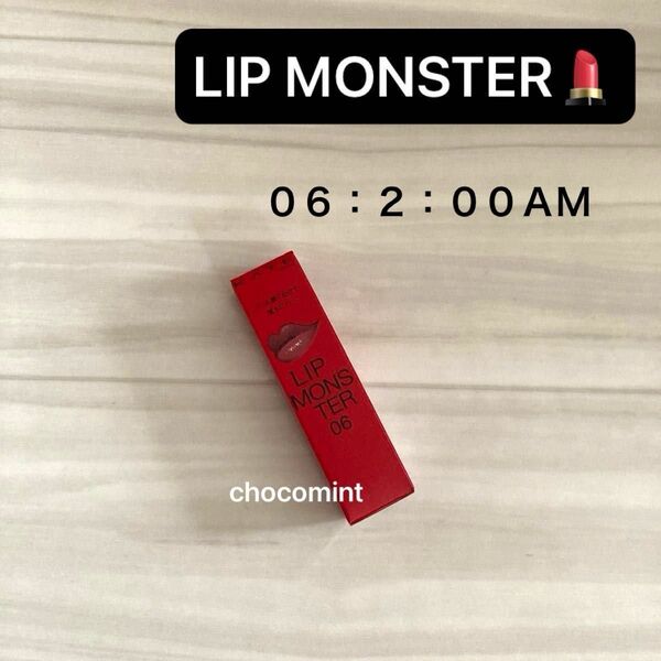 新品未使用♪LIP MONSTER リップモンスター【06 2:00AM】3g KATE(ケイト)落ちにくい口紅 リプモン