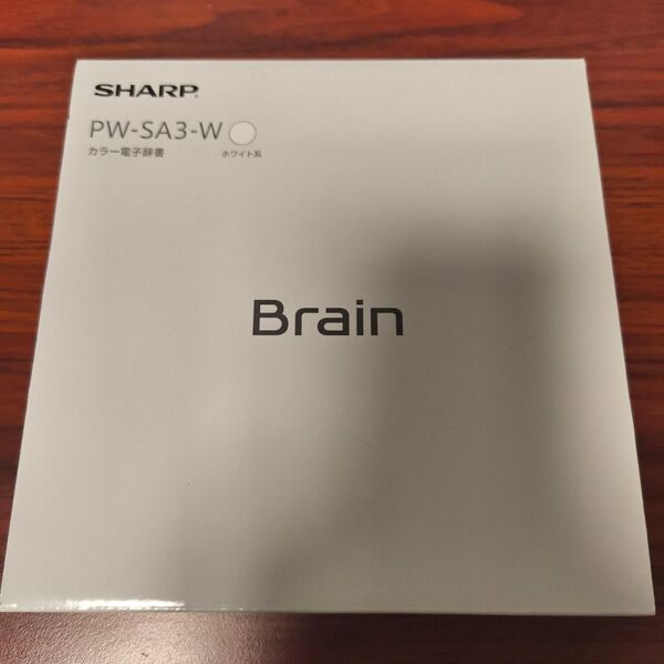 シャープ カラ―電子辞書 Brain 生活・教養モデル ホワイト系 PW-SA3-W