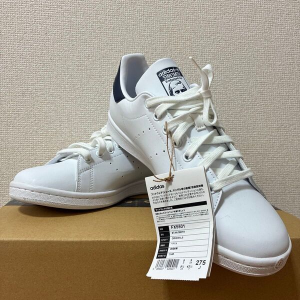 【未使用】アディダス スタンスミス adidas STAN SMITH FX5501 レザースニーカー adidas スニーカー