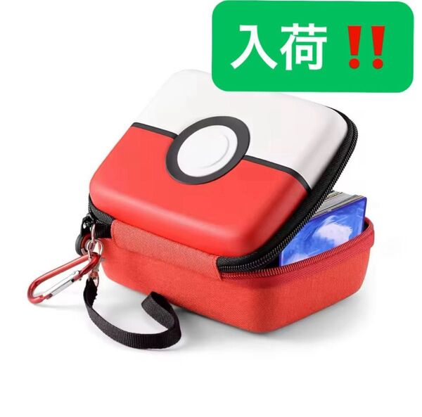 新品 未使用、少々難あり ポケモンカード 収納ケース、赤