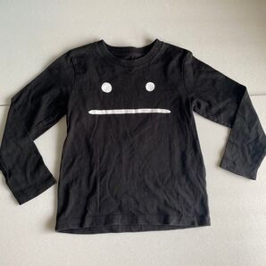 グラニフ 黒 長袖 Tシャツ サイズ120