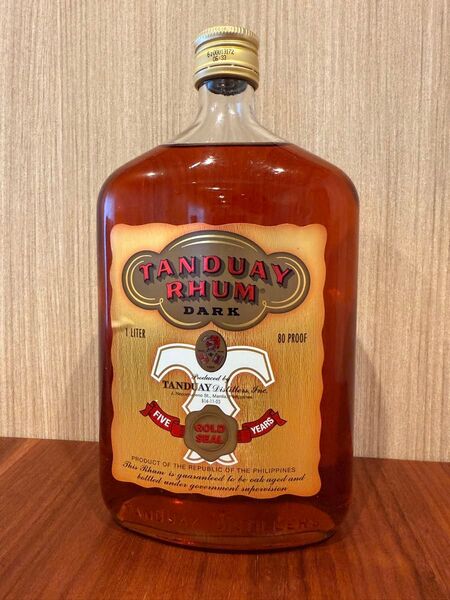 TANDUAY RHUM DARK 1L / タンデュアイ ラム ダーク 1㍑【未開封】