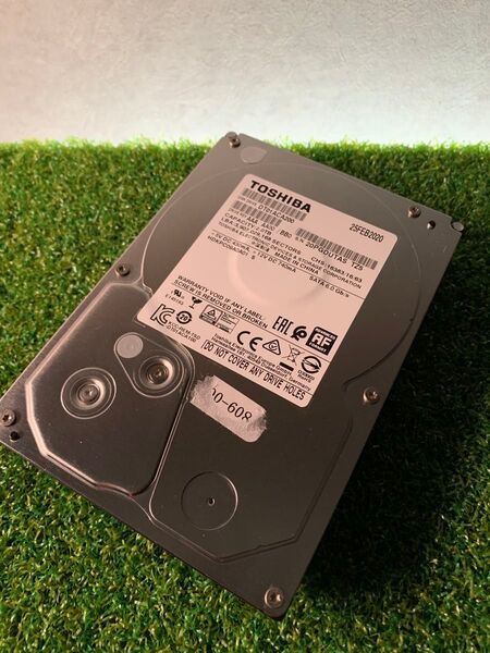 TOSHIBA HDD 7200rpm 2TB 3.5インチ SATA *1572時間 正常動作品*