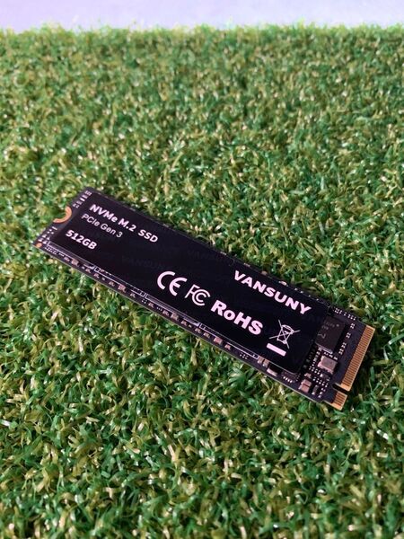 Vansuny NVMe M.2 2280 SSD 512GB PCIe gen3.0 *2040時間 99%正常判定*