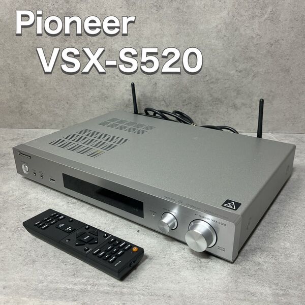 Pioneer パイオニア スリム AVレシーバー VSX-S520(S) オーディオ機器
