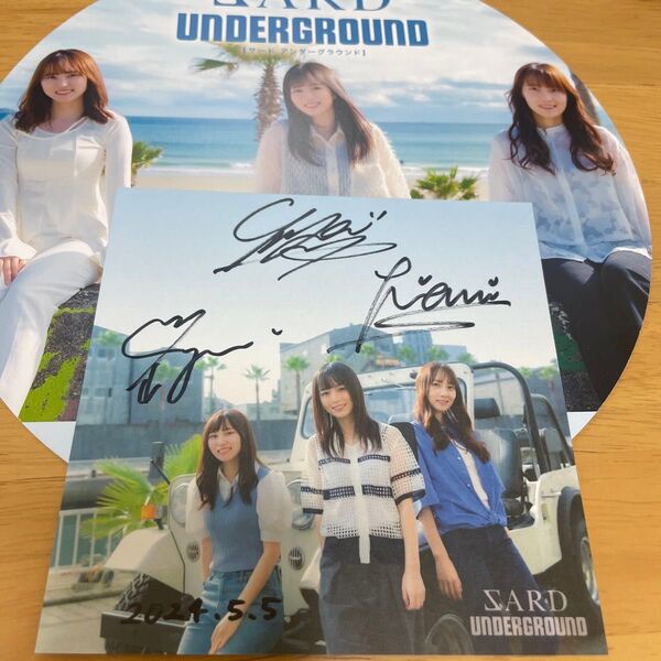 SARD UNDERGROUND 直筆サイン サイン入り色紙 うちわ