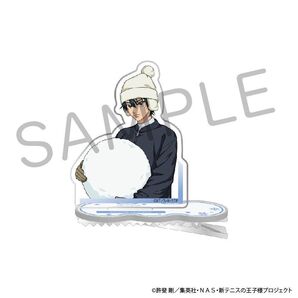 新テニスの王子様 越前リョーマ キャラのるヘアクリップ 雪遊びver.