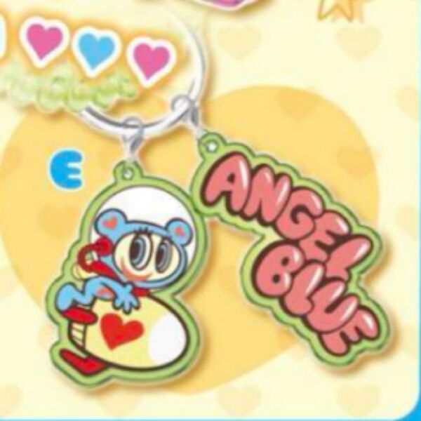 エンジェルブルー スプリングゴムキーホルダー ハニーデビル ガチャガチャ カプセルトイ ANGELBLUE