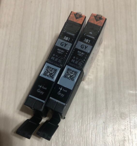Canon 純正インクタンク BCI-381 グレー 未使用