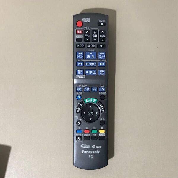 Panasonic DIGA BD/DVDレコーダー用リモコン N2QAYB000346