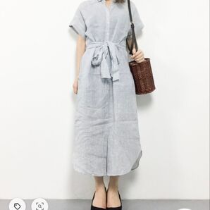B:MING by BEAMS ストライプ シャツワンピース