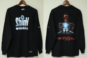 非売品 サンプル 2000年 Shiny Entertainment Sacrifice USA製 M ビンテージ 長袖 Tシャツ ゲーム サクリファイス 神々の咆哮/ アート 企業