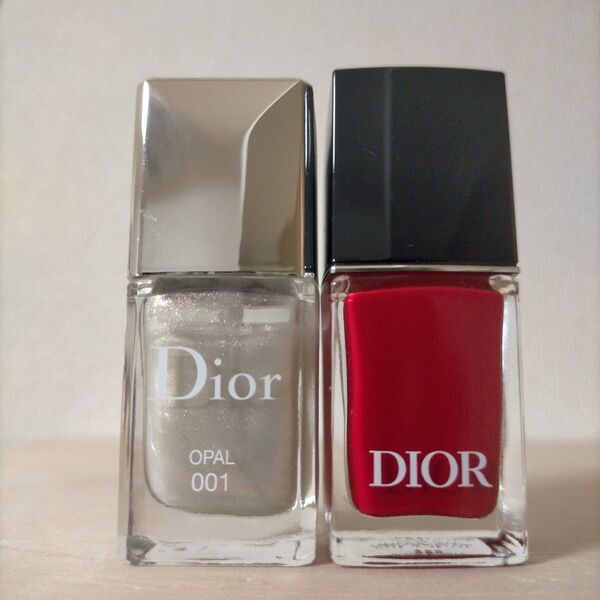 Dior ディオール ヴェルニ トップコート ルージュ 999 001 オパール マニキュア ネイルカラー ネイルエナメル レッド