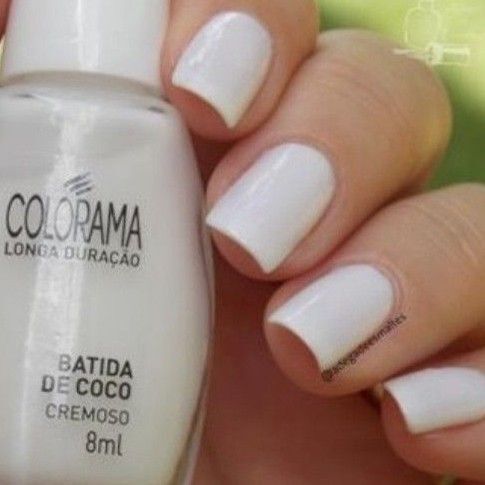 Esmalte Colorama ネイルカラー マニキュア ブラジル ブラジル 海外 ポリッシュ ネイルエナメル ホワイト 白