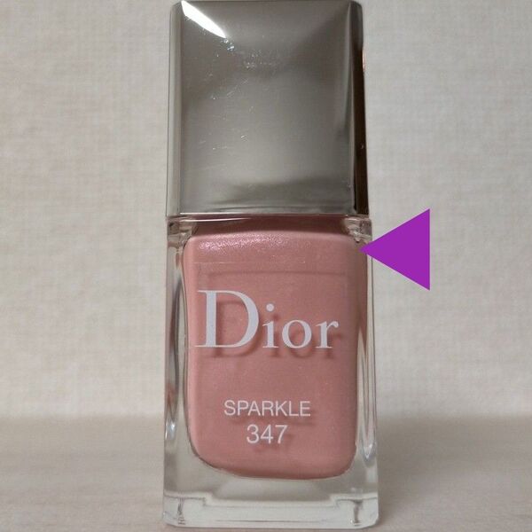 Dior ディオール ヴェルニ マニキュア 347 SPARKLE パール ピンク オフィスネイル 上品 ナチュラル