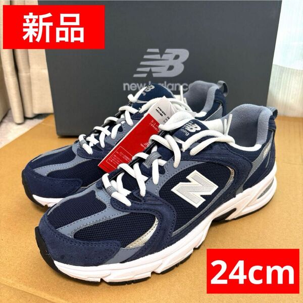 New Balance ニューバランス NB MR530CA ユニセックス スニーカー 24cm ネイビー