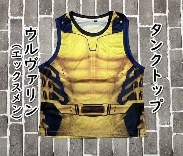 ▲棚:V_H7【シャツ:タンクトップ ウルヴァリン (X-MEN:エックスメン) Mサイズ】sa_wjig S05-10
