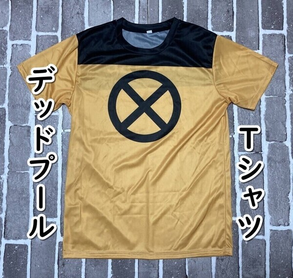 ▲棚:V_H7【Tシャツ X-MEN:エックスメン トレーニー (デッドプール:ライアン・レイノルズ 主演)Mサイズ】sa_wjig S05-23