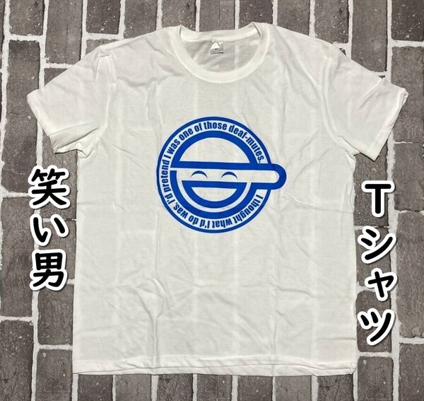 ▲棚:V_H7【Tシャツ 笑い男 (攻殻機動隊) Mサイズ #ホワイト】sa_wjig S05-16