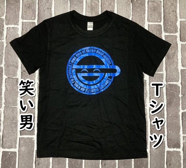 ▲棚:V_H7【Tシャツ 笑い男 (攻殻機動隊) Mサイズ #ブラック】sa_wjig S05-23