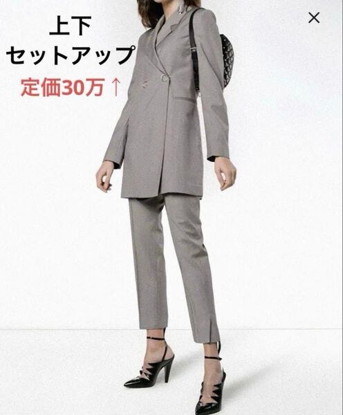 【定価30万】1017 ALYX 9SM suit セットアップ パンツスーツ セットアップ グレー