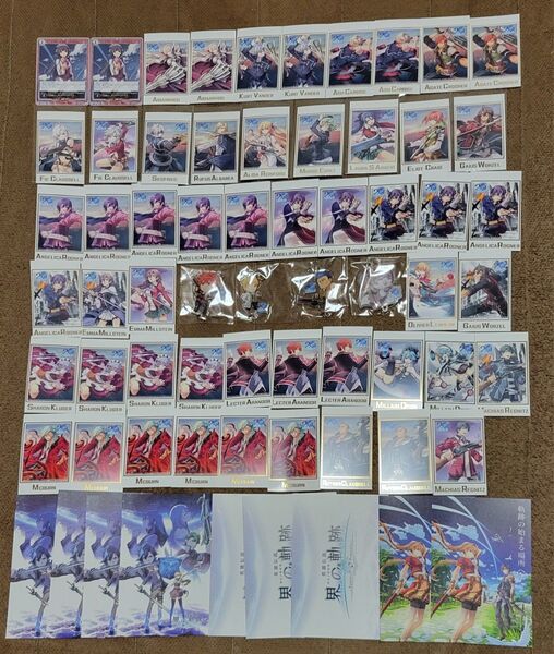 軌跡シリーズ 閃 創 空 界 藜 グッズ 羽プロくじ アクリルチャーム カード ポストカード クロウ ルーファス リィン アニエス