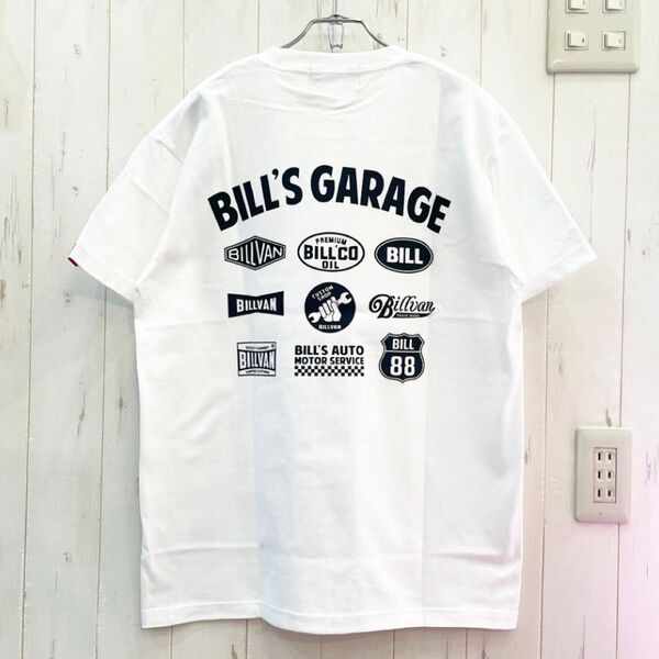 新品 GARAGE ロゴ グラフィックTシャツ ホワイト Mサイズ アメカジ 黒ロゴ 白 アメカジ 半袖