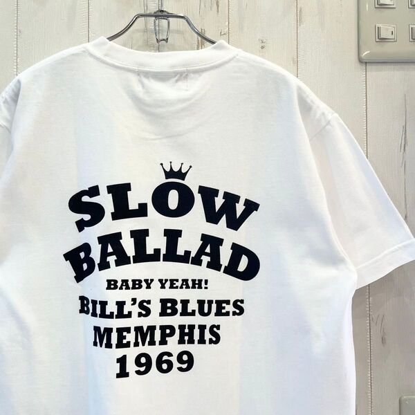 新品タグ付き BILLVAN SLOW BALLAD アメリカンスタンダード ヘビーTシャツ ビルバン アメカジホワイト Mサイズ