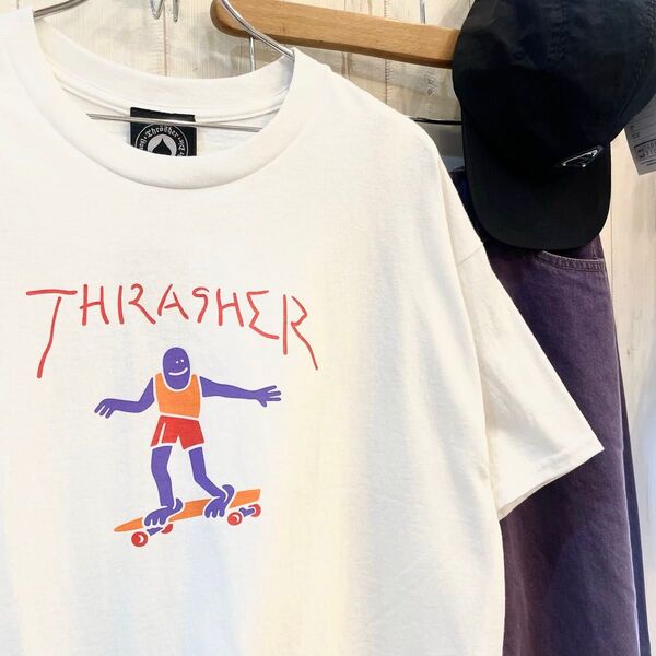 新品 正規品 THRASHER Mark Gonzalez Tシャツ ホワイト 白 コラボ オーバーサイズ