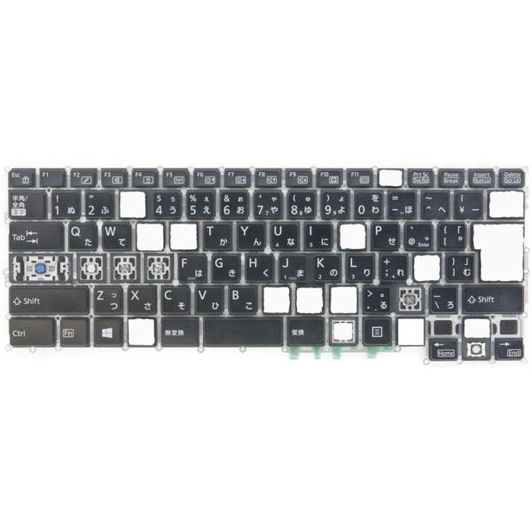 キートップ1つ Fujitsu LIFEBOOK U939,U9310 UH55,UH75,UH90C3 UH75,UH90D2
