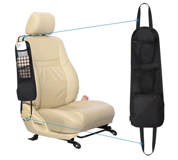 カーシートポケット 車サイドポケット 車載収納ポケット 収納ホルダー 多機能 ドリンク 小物 ホルダー 大容量 防水防汚 取付簡単