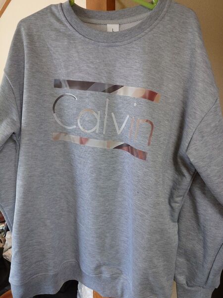 Calvin Klein Jeans トレーナー グレー Lサイズ
