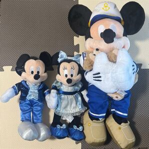 ミッキー ミニー ミッキー&ダッフィー ぬいぐるみ 3体セット