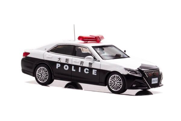 【レイズ】1/64スケール・トヨタ 210系クラウン アスリート 大阪府警察 パトロールカー 警察車両 緊急車両 パトカー