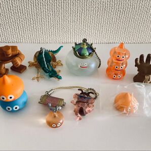 キングスライム ゴーレム 他 ドラゴンクエスト フィギュア ストラップ キーホルダー クリスタルモンスターズ かさねてスライム