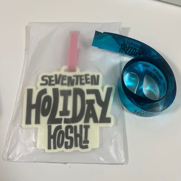 seventeenホシ ラゲージタグ ラゲッジタグ セブチ holiday トレカなし 銀テープ付き