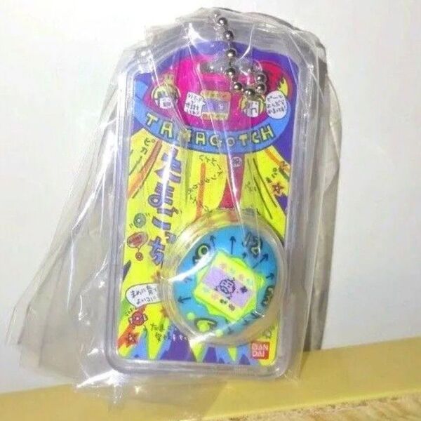 たまごっち おかしなたまごボーロっち パッケージチャーム 初代たまごっち(ブルー)