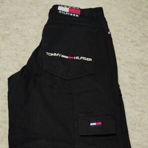 TOMMY HILFIGER メンズパンツ32 ブラックデニム