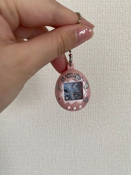 たまごっち シャカシャカチャームコレクション てんしっちのたまごっち パールピンク くりてん