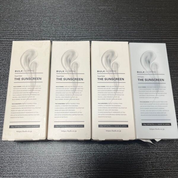 バルクオム BULK HOMME THE SUNSCREEN 日焼け止め SPF40 PA+++ 40g 4個セット