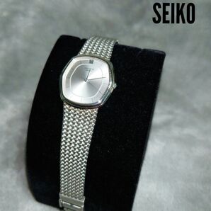 CREDOR SEIKO スクエア 腕時計 シルバー クレドール メンズ